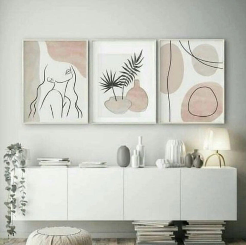 Woman Line Art | Set of 3