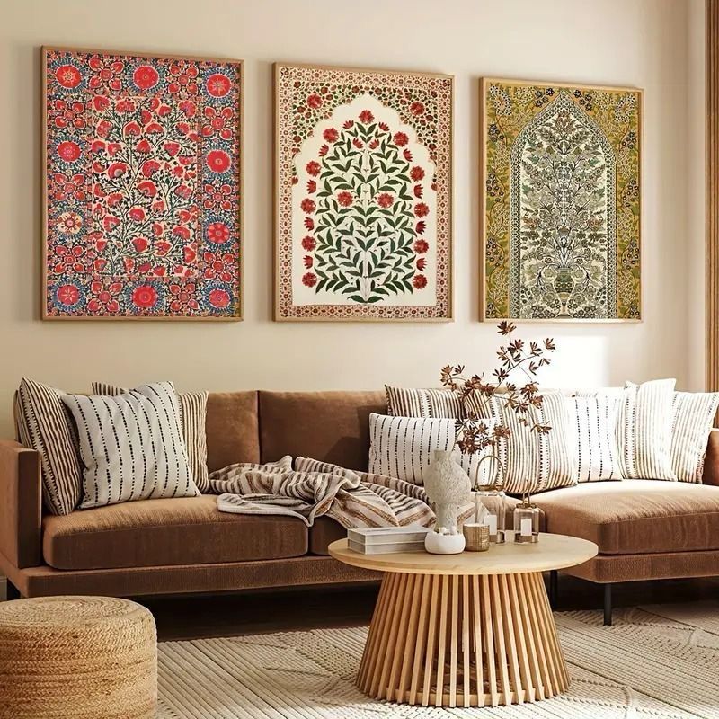 ForWalls- Sindhi Style Wall Art | Set of 3