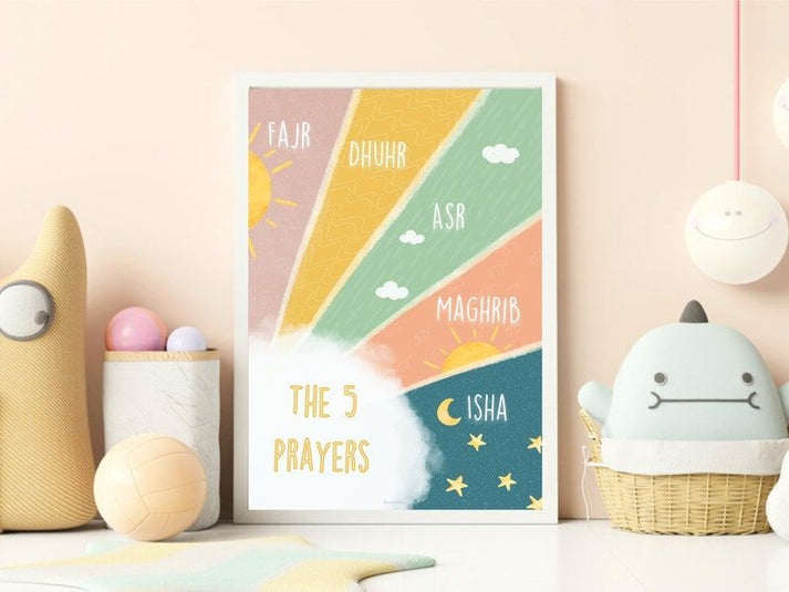 Islamic Kids Wall Art | Single Frame